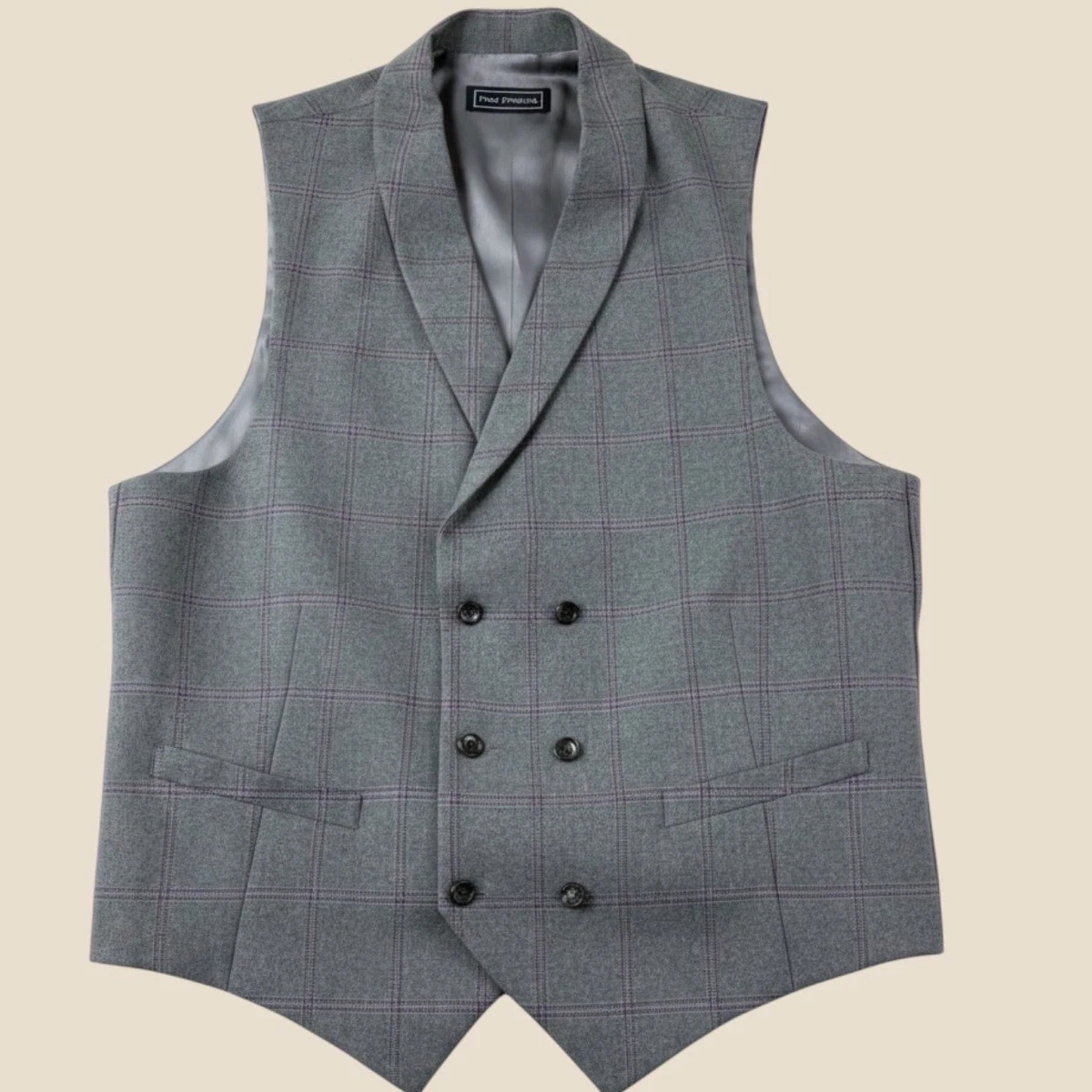 Double Breasted Suit Vests for Men for sale - eBay