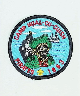 Camp Hual-Cu-Cuish Boy Scout Camp Patch San Gabriel Valley Council 1993