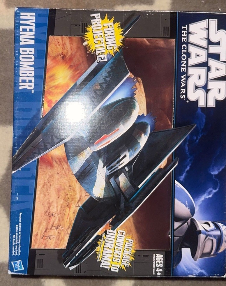 2010 Star Wars The Clone Wars Hyena Bomber