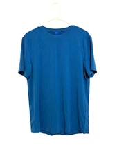 Kit and Ace - Men’s Blue Crew Neck Short Sleeve Tee Size Medium
