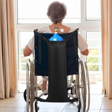Oxygen Tank Holder Heavy-duty Nylon Fabric Reinforced Edges Mobility Assistance