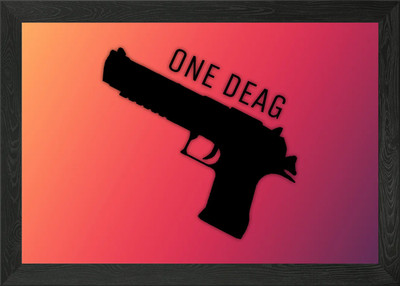 CSGO Desert Eagle gerahmtes Wandbild Poster Leinwanddruck Bild