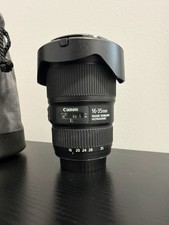 Canon EF 16-35mm F/4l Is USM Wide-Angle Zoom Lens with Hood