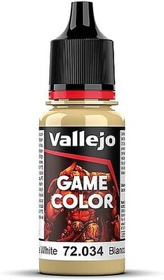 Vallejo Bone White 17ml Bottle - Hobby and Model Acrylic Paint - #72034