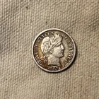 1907-D 10c Barber Dime ~ VF QA1054