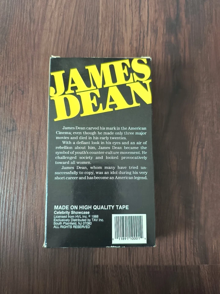 James Dean VHS 1988 - Image 2 of 3