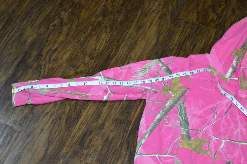 Sudadera con Capucha Realtree Rosa Camuflada Para Mujer Y2K Pullover Exterior Sudadera LEER Foto 4 de 4
