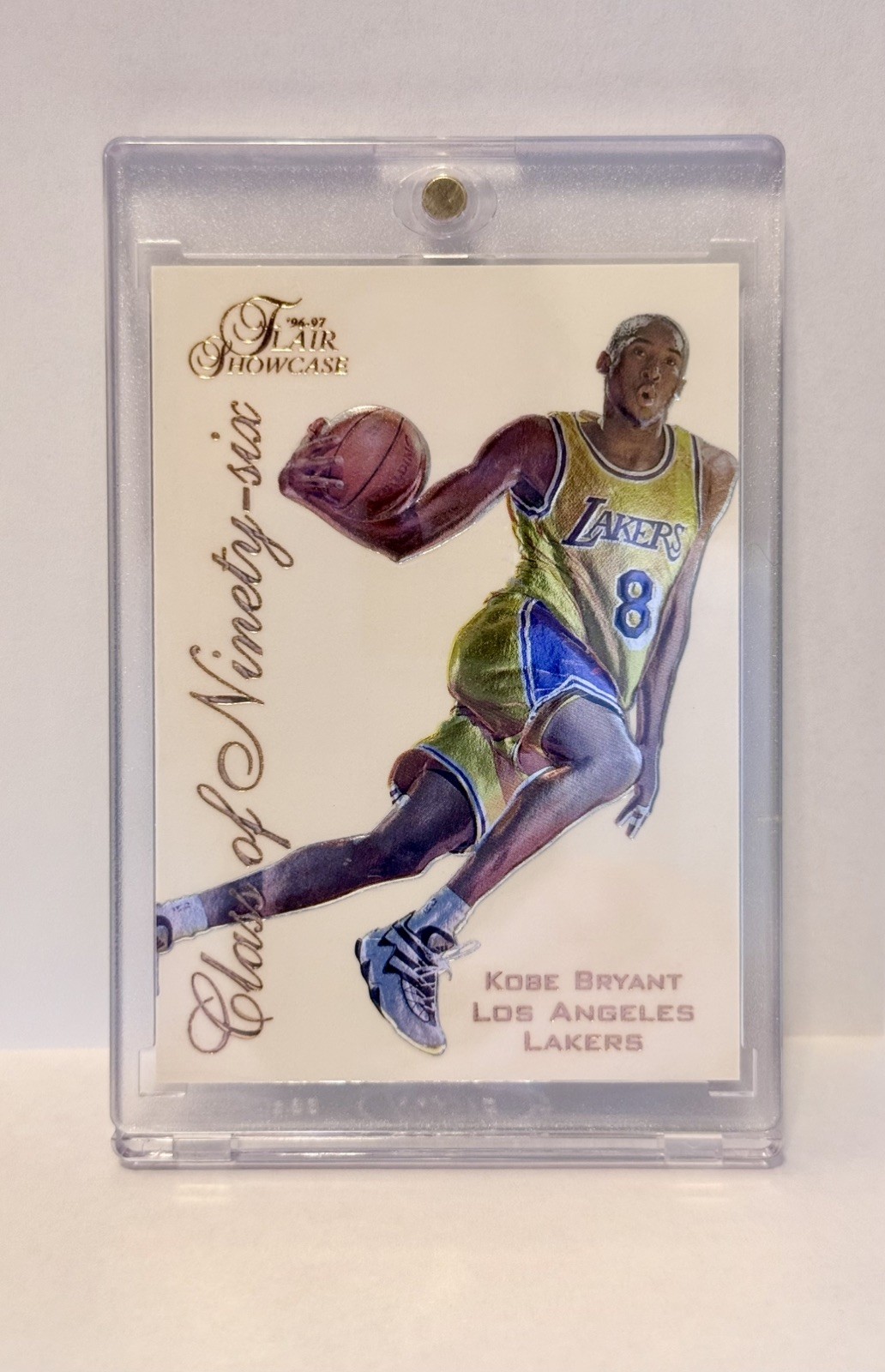 Kobe Bryant 1996 Flair Showcase #4 Class of '96 Price Guide