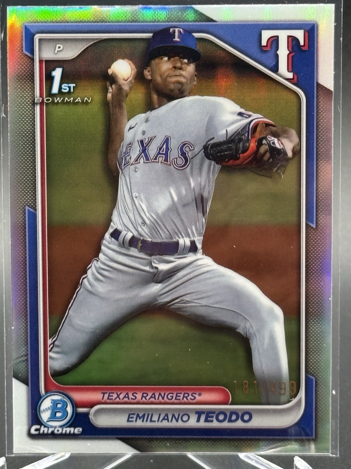 EMILIANO TEODO 2024 Bowman Chrome Bowman 1st Refractor /499