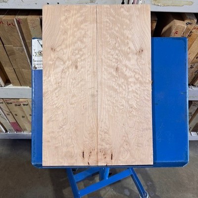 Quilted Maple 1/2'' Quilt DENSE Bookmatch KD Big Leaf 20''x13''x.5'' Fig Carve Top