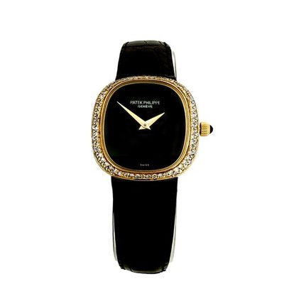 Seltene Patek Philippe Ellipse Damen Gelbgold Diamanten