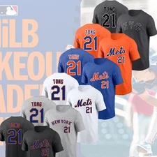 🔥 HOT DEAL! 2025 Jonah Tong #21 New York M*ets Name & Number Gift For Fans