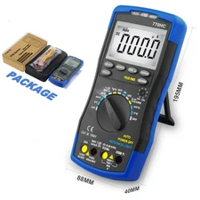 Digital Multimeter Voltmeter TRMS 6000 Count AC/DC NCV 750V/1000V 20A Ohm Tester