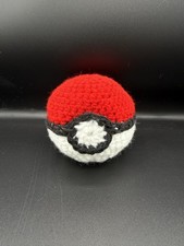 Handmade Plush Crochet Pokemon Pokeball