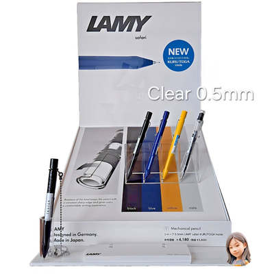 LAMY Safari Uni Kuru Toga Inside Vista 0.5mm Mechanical Pencil