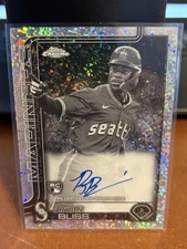 2025 Topps Chrome Ryan Bliss RC Black & White Mini Diamond Refractor Auto #RA-RB