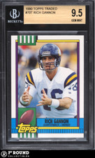 Rich Gannon RC BGS 9.5: 1990 Topps Traded Rookie Card No Cards Graded Higher. rookie card picture