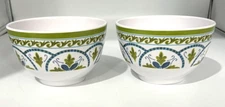Set of 2 Melamine Bowl Joyce Shelton Certified International Soup Salad Cereal