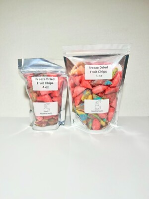 Freeze Dried Candy Fruit Roll-Ups Chips *Pick Size* Made Fresh To Order