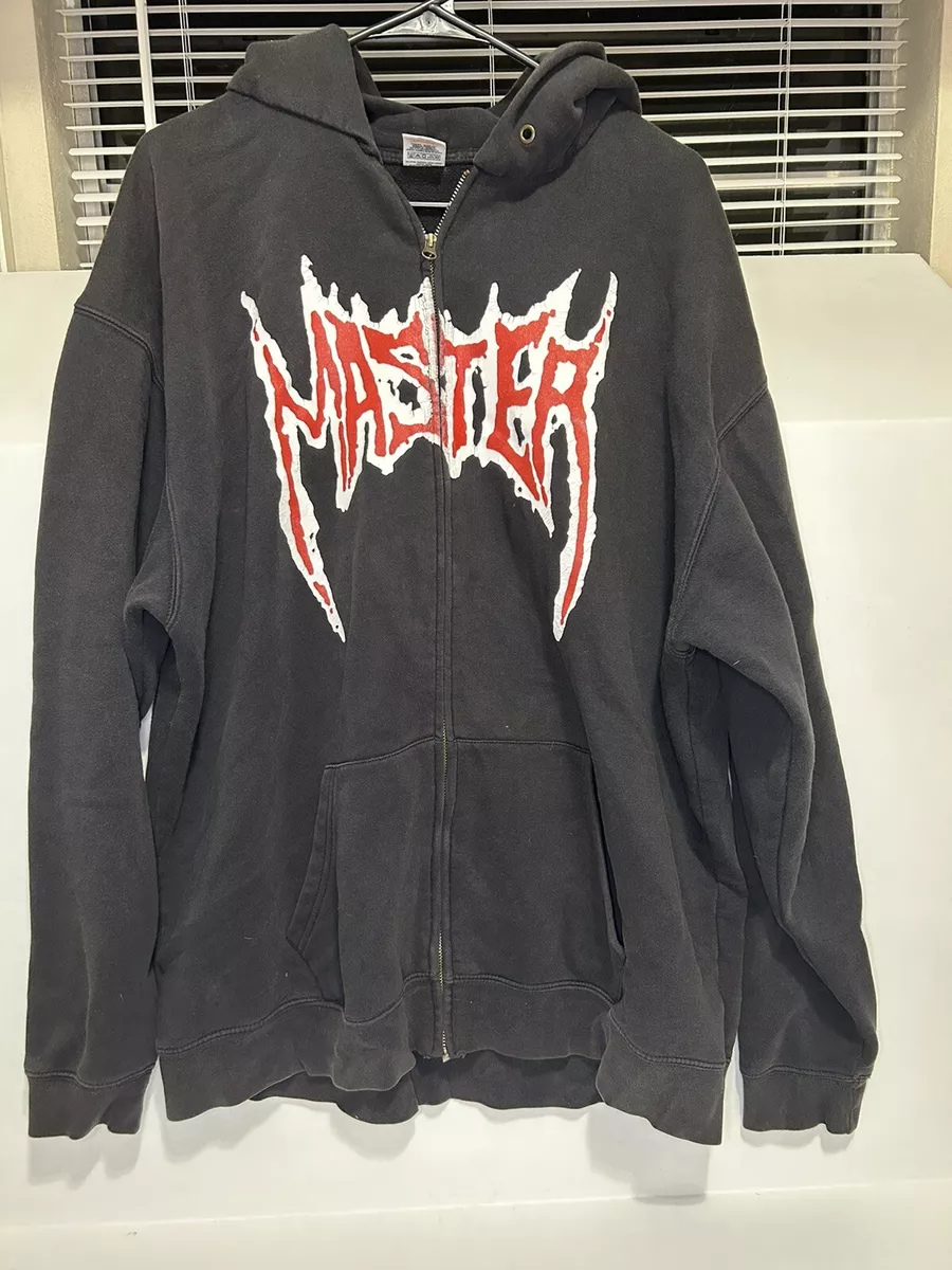 Master The New Elite Hoodie Full Zip Death Metal Chicago Missing