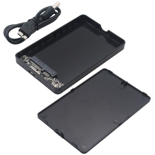 USB 3.0 2.5" SATA Hard Drive Disk Enclosure External Laptop Case For HDD SSD NEW - Picture 4 of 8
