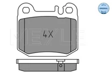 Meyle 025 231 5715 brake pad set, disc brake for Mercedes-Benz