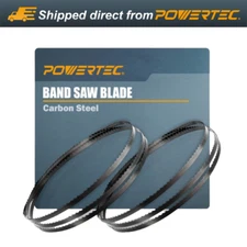 POWERTEC 62 Inch Bandsaw Blades, 1/4" x 14 TPI Band Saw Blades, 2PK