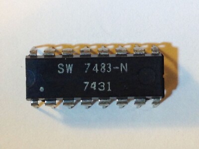 Stewart Warner SW7483-N Binary Adder 16-Pin DIP - from 1974 - New Old Stock!