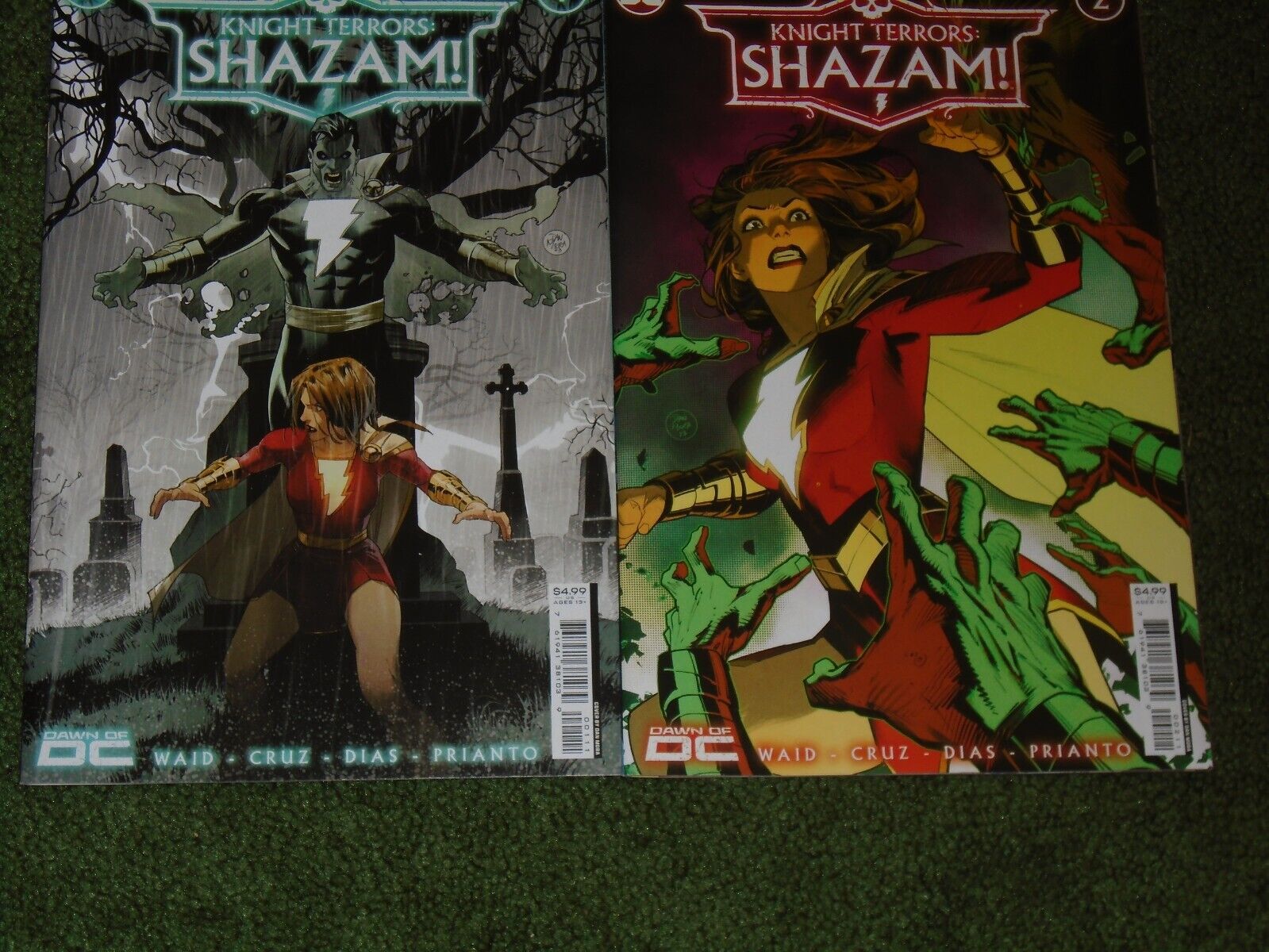 Knight Terrors Shazam!  Mary Marvel Mark Waid Insomnia Roger Cruz Dan Mora cover