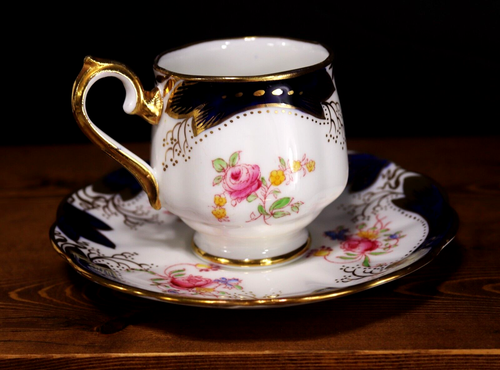 Royal Albert Crown China ESPRESSO Coffee Pot + 6 Demitasse Cups + Saucers 6513d - Picture 10 of 20
