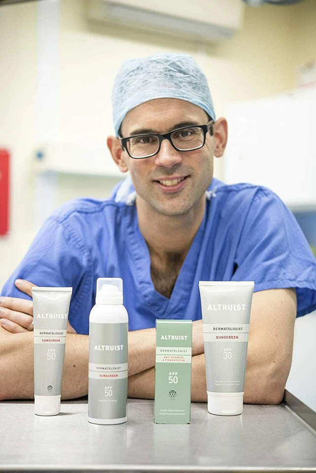 ALTRUIST Sunscreen sun cream Fluid SPF 30 5* Dermatologist UVA face protect - Image 4 of 4