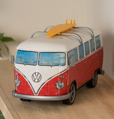 Ravensburger 3D-Puzzle Nr. 125166 Volkswagen Bus T1 VW Bully Surfer Edition