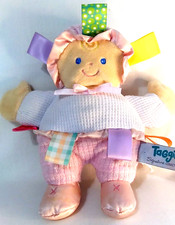 Taggies Waffle Weave Doll Pink 8in Plush Soft 2006 Mary Meyer Signature