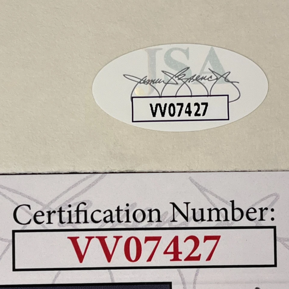 Joe Frazier SIGNED INDEX CARD Heavyweight Champion BOXER '70-'73 JSA CERTIFIED - Image 3 of 4