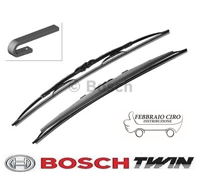 Tergicristalli Bosch Aerotwin Twin Spoiler 552S - Set Anteriore 550mm+400mm Per Auto - Foto 4