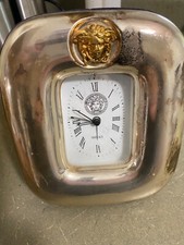 RARE VINTAGE VERSACE STERLING SILVER ALARM CL...