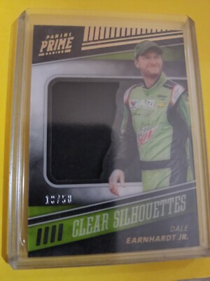 2018 Panini Prime Dale Earnhardt Jr  Clear Silhouettes CS-JR  18/50