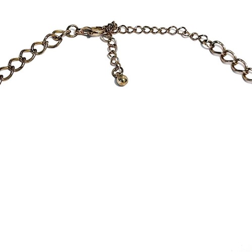 Betsey Johnson Gold Statement Necklace Rhinestones Key Pink Heart Dangle Layered - Picture 3 of 8