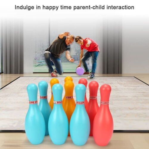 Indoor und Outdoor Bowling Set Kinder Spielzeug Eltern-Kind Sport interaktives Spiel - Bild 1 von 8