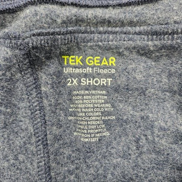 Calça de lã ultramacia Tek Gear feminina tamanho 2X curta urze escura azul marinho nova com etiquetas - Imagem 3 de 4