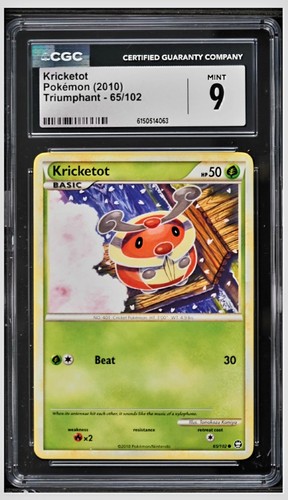 Kricketot graded CGC 9 for sale on eBay