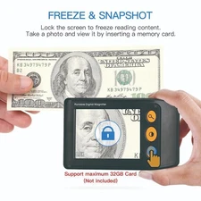 3.5" Digital Video Magnifier Handheld Electronic Focus Reading Low Vision Aid