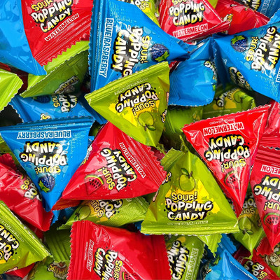 Sour Popping Rocks - 40 Count Bag - Sour Popping Candy Individually Wrapped - As