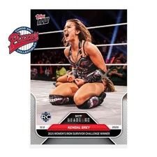 Kendal Grey RC NXT Iron Survivor 2025 WWE Topps NOW Card 136 Presale