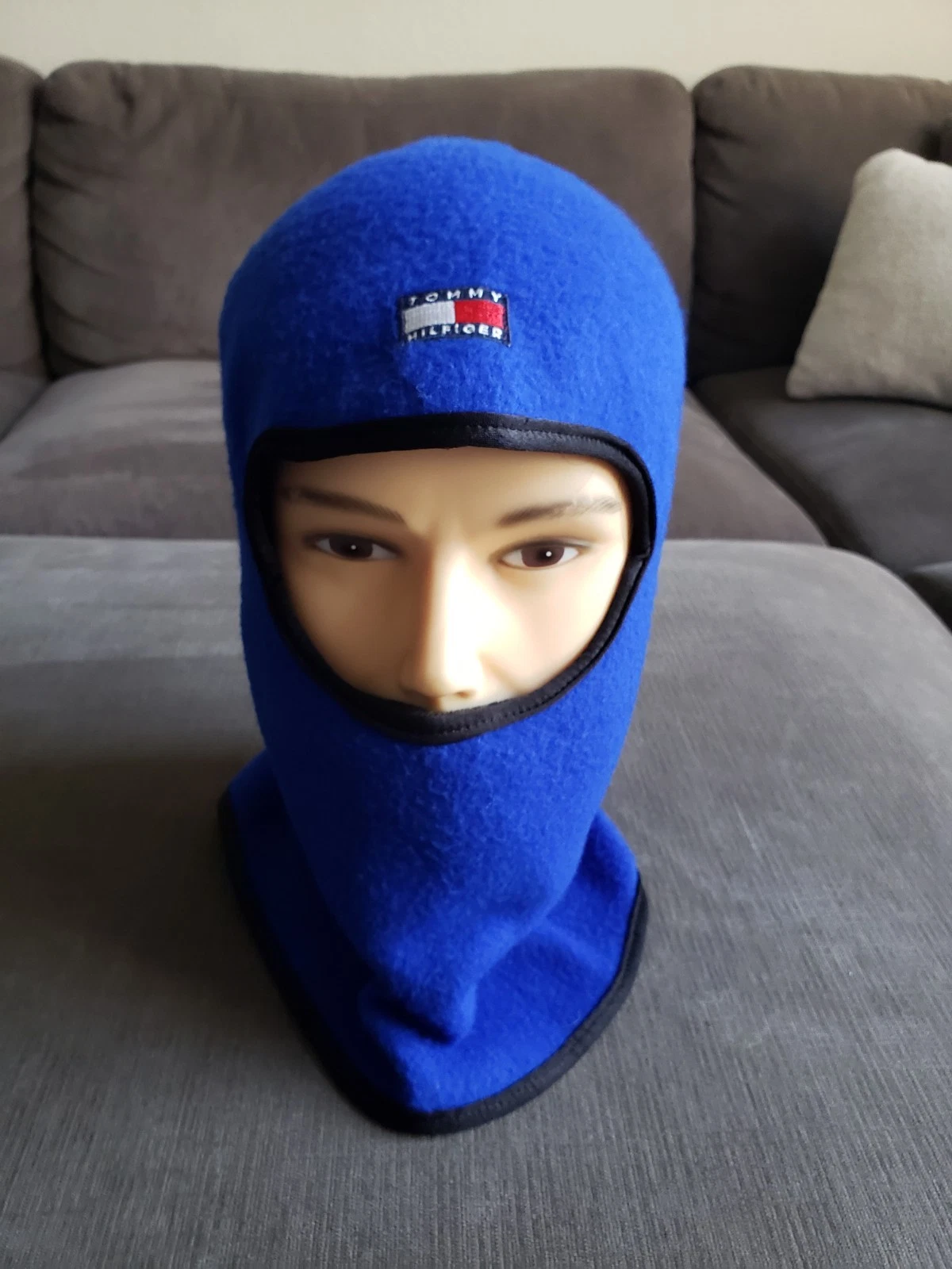 RARE! Tommy Hilfiger Fleece Balaclava Face Mask Hat Cap Blue USA - VINTAGE 90'S
Opens in a new windo