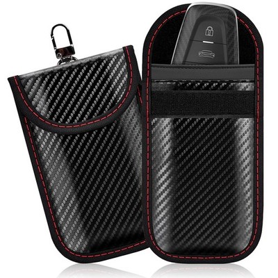 Faraday Pouch for Key Fob (2 Pack), RFID Signal Blocking Faraday Bag, Anti-Th...