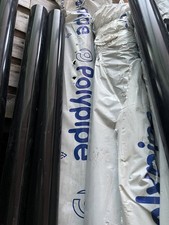 Black round Polypipe Rainwater Downpipe