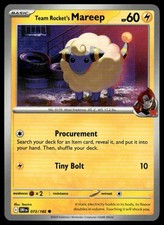 SV10: Destined Rivals #072/182 Team Rocket's Mareep Pokemon tcg