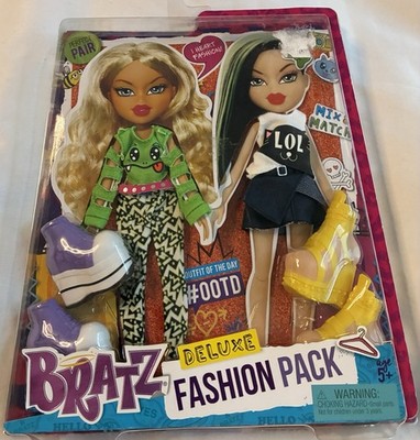 New MGA 2015 BRATZ Deluxe Fashion Pack- Kool Kat Mini & Crazy Cool Prints  BNIB