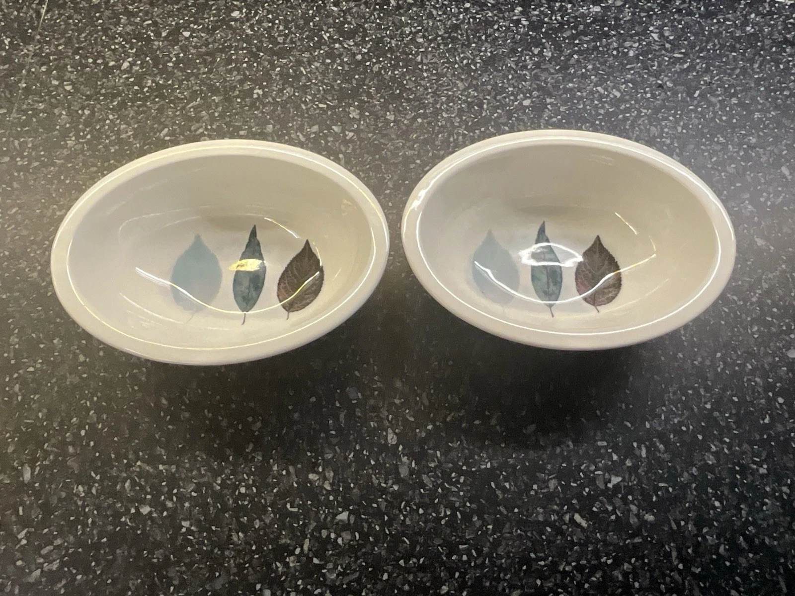 Portmeirion Dusk by Jo Gorman - 2 x 18 cm Small Pie Dishes - VGC